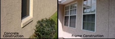 Concrete vs. Frame Construction